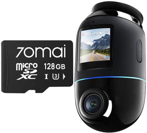 Wideorejestrator 70mai X800 Dash Cam 4K Omni czarny + microSD 70mai 128GB w sklepie Wasserman.eu