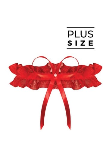 ⁨PODWIĄZKA JULIMEX PW-02 ODESSA PLUS SIZE (kolor czerwony, rozmiar uniwersalny)⁩ w sklepie Wasserman.eu