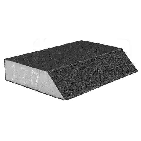 ⁨Abrasive sponge 125 x 25 x 90 mm, K120, oblique⁩ at Wasserman.eu