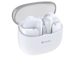 ⁨Słuchawki TRACER T12 TWS BT WHITE⁩ w sklepie Wasserman.eu