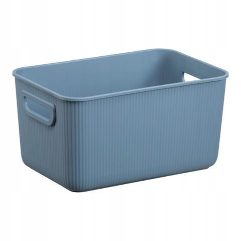 ⁨Pojemnik do przechowywania Akita Plast Team, Niebieski, 5L, 100% z recyklingu, Pokrywa sprzedawana oddzielnie, 60830800⁩ w sklepie Wasserman.eu