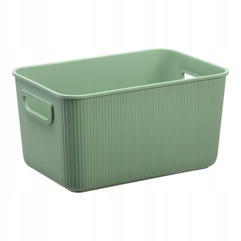 ⁨Pojemnik do przechowywania Akita Plast Team, Zielony, 5L, 100% z recyklingu, Pokrywa sprzedawana oddzielnie, 60830801⁩ w sklepie Wasserman.eu