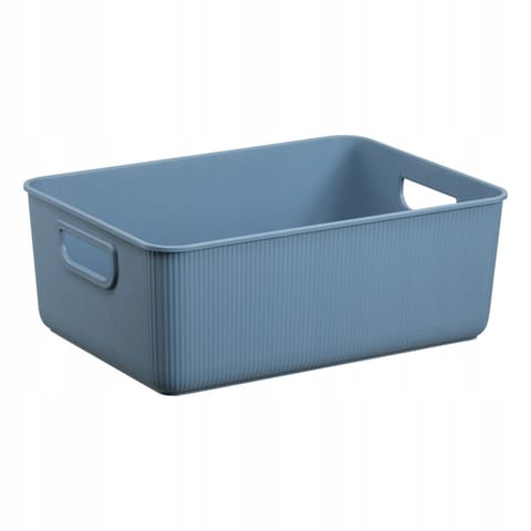 ⁨Pojemnik do przechowywania Akita Plast Team, Niebieski, 10L, 100% z recyklingu, Pokrywa sprzedawana oddzielnie, 60840800⁩ w sklepie Wasserman.eu