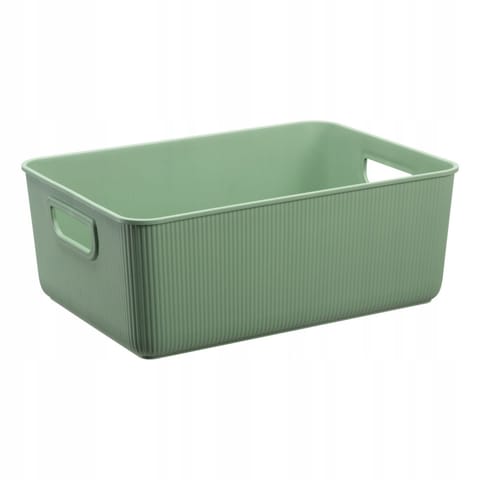 ⁨Pojemnik do przechowywania Akita Plast Team, Zielony, 10L, 100% z recyklingu, Pokrywa sprzedawana oddzielnie, 60840801⁩ w sklepie Wasserman.eu