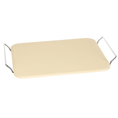 ⁨KAMIEŃ SZAMOT DO PIECZENIA I SERWOWANIA PIZZY 38x30cm 2929⁩ w sklepie Wasserman.eu