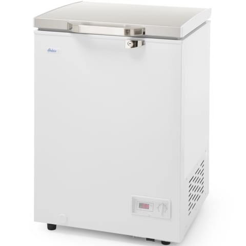 ⁨Zamrażarka skrzyniowa zamykana na klucz LED 93 l 105 W⁩ w sklepie Wasserman.eu