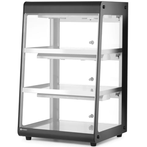 ⁨Witryna grzewcza nastawna ekspozycyjna 3 poziomy 50-70C 500 W⁩ w sklepie Wasserman.eu