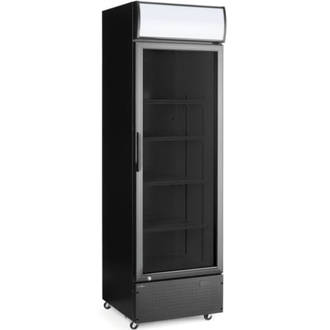 ⁨Lodówka chłodziarka barowa 1-drzwiowa z podświetlanym panelem 254 l 250 W⁩ w sklepie Wasserman.eu