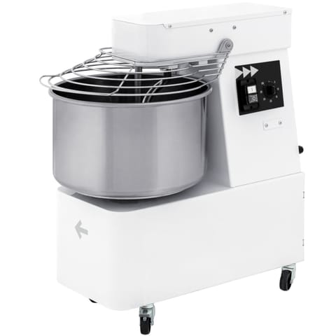 ⁨Miesiarka spiralna ze stałą dzieżą 2 prędkości 128 kg/h 48 l 400 V 2200 W⁩ w sklepie Wasserman.eu