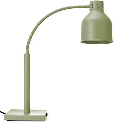 ⁨Lampa grzewcza stołowa do podgrzewania potraw giętka 250 W - zielona⁩ w sklepie Wasserman.eu