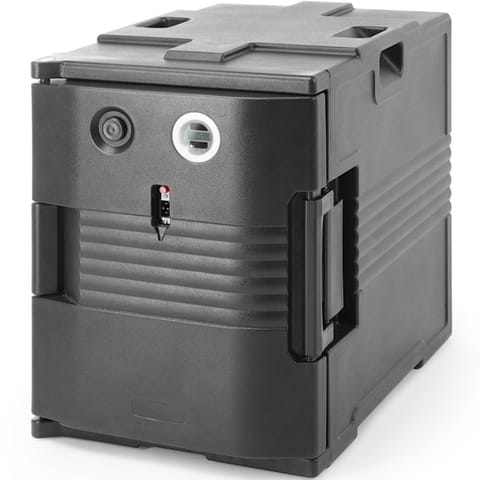 ⁨Pojemnik termoizolacyjny cateringowy z podgrzewaniem na pojemniki GN 1/1 200 W⁩ w sklepie Wasserman.eu