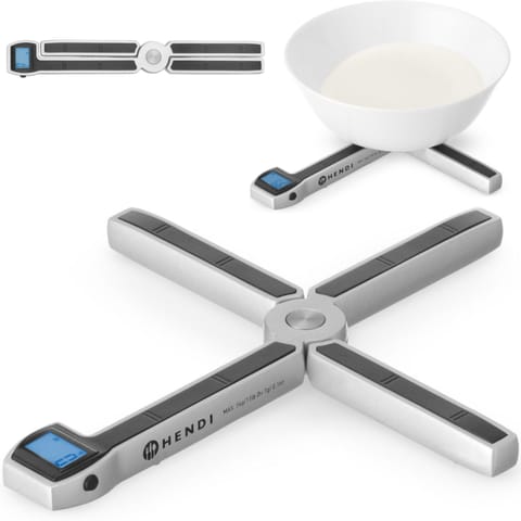 ⁨Waga kuchenna gastronomiczna składana do 5 kg LCD⁩ w sklepie Wasserman.eu