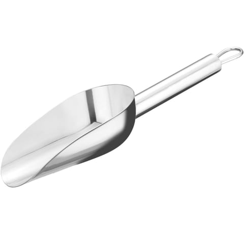 ⁨Szufelka barmańska do lodu stalowa z zawieszką 0.36 l⁩ w sklepie Wasserman.eu