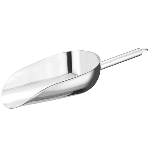 ⁨Szufelka barmańska do lodu stalowa z zawieszką 0.92 l⁩ w sklepie Wasserman.eu