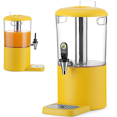 ⁨Dyspenser dozownik chłodzący do soków napojów UNIQ 4 l - żółty⁩ w sklepie Wasserman.eu