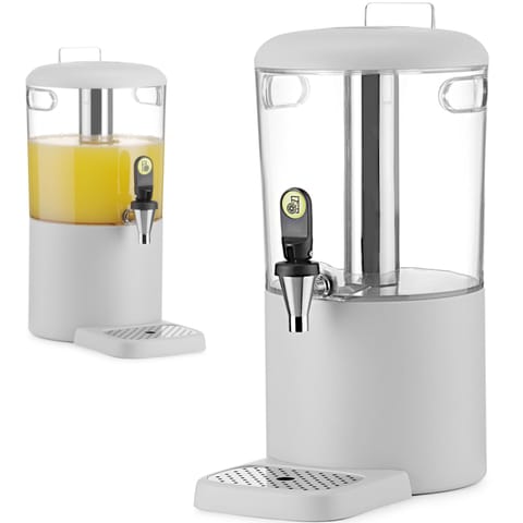 ⁨Dyspenser dozownik chłodzący do soków napojów UNIQ 4 l - biały⁩ w sklepie Wasserman.eu