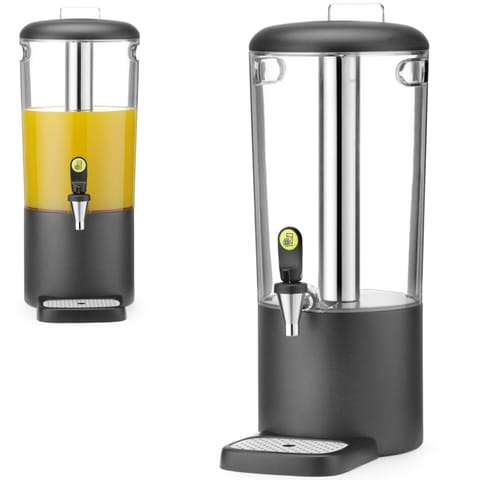 ⁨Dyspenser dozownik chłodzący do soków napojów UNIQ 8 l - czarny⁩ w sklepie Wasserman.eu