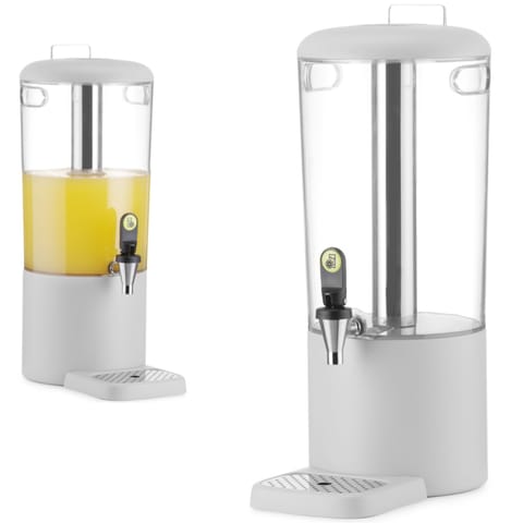 ⁨Dyspenser dozownik chłodzący do soków napojów UNIQ 8 l - biały⁩ w sklepie Wasserman.eu