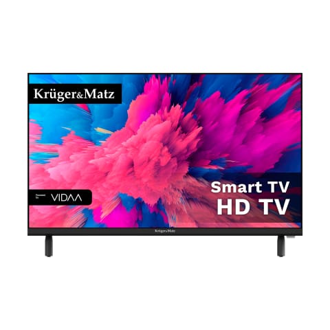 ⁨Telewizor 24" Kruger&Matz smart VIDAA  DVB-T2⁩ w sklepie Wasserman.eu