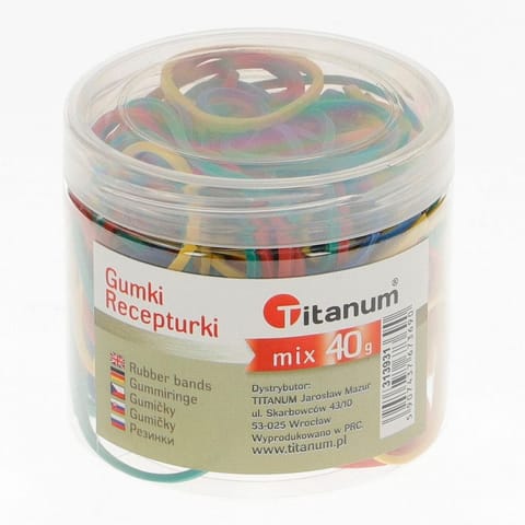⁨Gumki recepturki 40g mix tuba 313931 TITANUM⁩ w sklepie Wasserman.eu