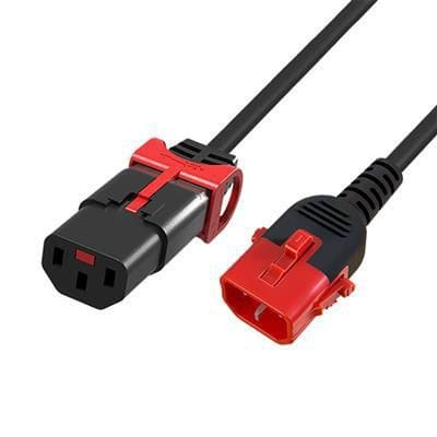 ⁨MicroConnect Powercord C13 IEC Lock+ - C14⁩ w sklepie Wasserman.eu