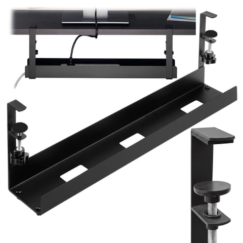 ⁨Maskownica organizer kabli półka na kable pod biurko Belem⁩ w sklepie Wasserman.eu