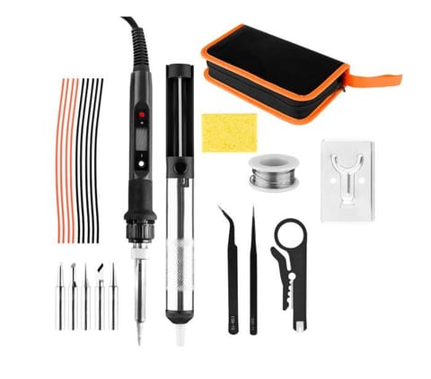 ⁨LUTOWNICA PRECYZYJNA 80W, ZESTAW 16 ELEMENTÓW⁩ w sklepie Wasserman.eu