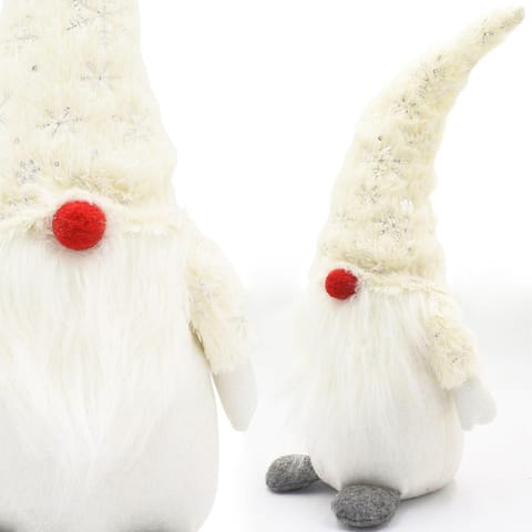 ⁨SKRZAT GNOM KRASNAL DEKORACYJNY BIAŁY 45CM⁩ w sklepie Wasserman.eu