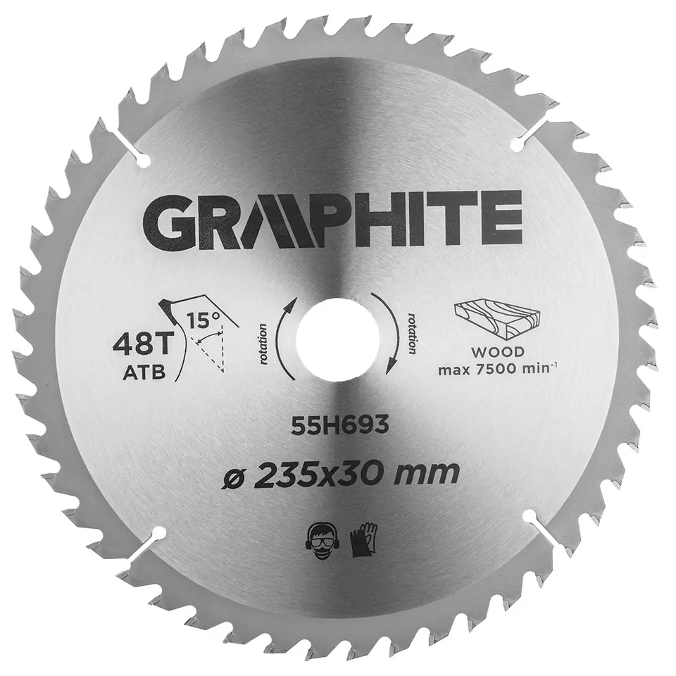 ⁨Saw blade, widiowa, 235 x 30 mm, 48 teeth⁩ at Wasserman.eu