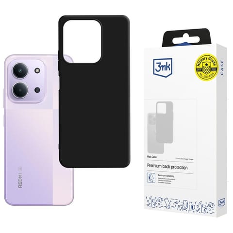 ⁨Etui 3MK Matt Case do Redmi 15C 4G/5G    czarny⁩ w sklepie Wasserman.eu