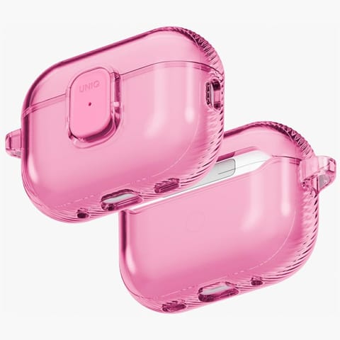 ⁨Etui UNIQ Glase Pro do AirPods Pro 3     Lock Case różowy⁩ w sklepie Wasserman.eu
