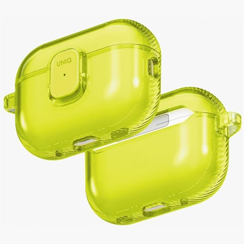 ⁨Etui UNIQ Glase Pro do AirPods Pro 3     Lock Case żółty⁩ w sklepie Wasserman.eu