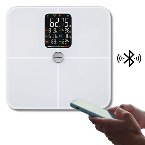 ⁨ANALITYCZNA WAGA ŁAZIENKOWA SMART IOS ANDROID KLAUSBERG KB-7941⁩ w sklepie Wasserman.eu