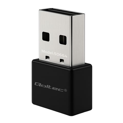 Qoltec Ultraszybki bezprzewodowy Mini Adapter USB Wi-Fi | standard AC | 650Mbps w sklepie Wasserman.eu