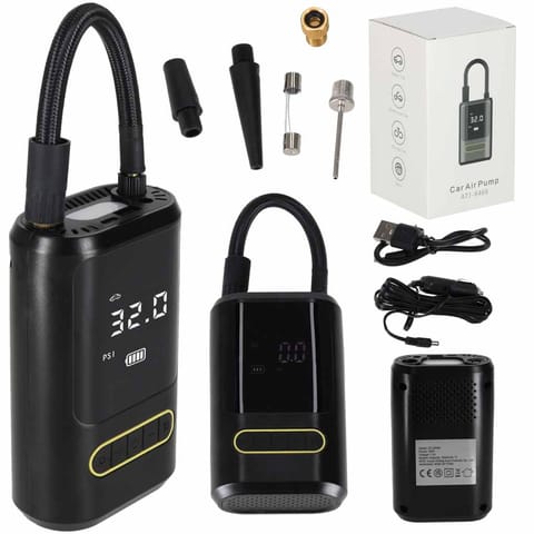 ⁨Pompka rowerowa elektryczna samochodowa powerbank USB⁩ w sklepie Wasserman.eu