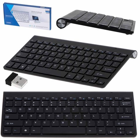 ⁨Wireless Smart TV Keyboard Black⁩ at Wasserman.eu