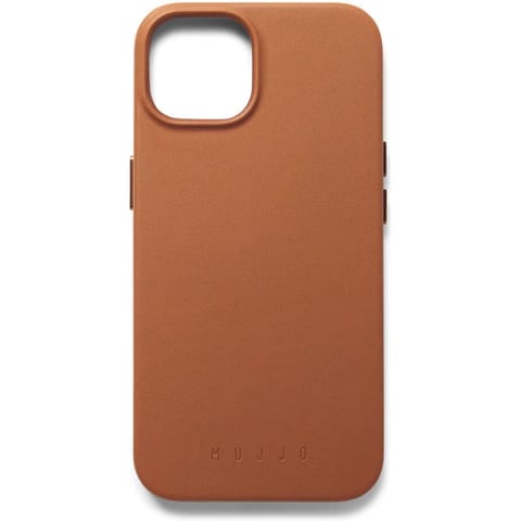 ⁨Mujjo Full Leather Case - etui skórzane do iPhone 14 Plus kompatybilne z MagSafe (tan)⁩ w sklepie Wasserman.eu