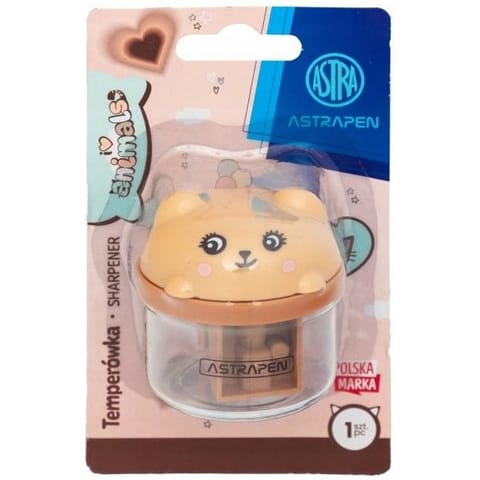 ⁨Temperówka z uszkami ASTRAPEN Animals Choco 1szt. blister 425025901⁩ w sklepie Wasserman.eu