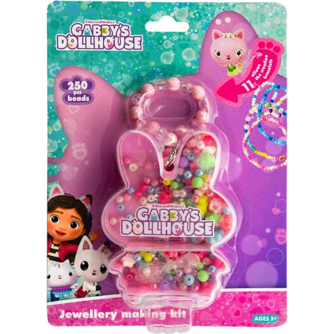 ⁨Zestaw koralików Gabbys Dollhouse 250szt.+2m gumki Zajączek ASTRA 334024008⁩ w sklepie Wasserman.eu