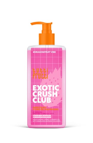⁨TUTTI FRUTTI #DragonfruitVibe Nawilżający hydro-żel pod prysznic Smoczy owoc + Skwalan + Kolagen 400 ml⁩ w sklepie Wasserman.eu