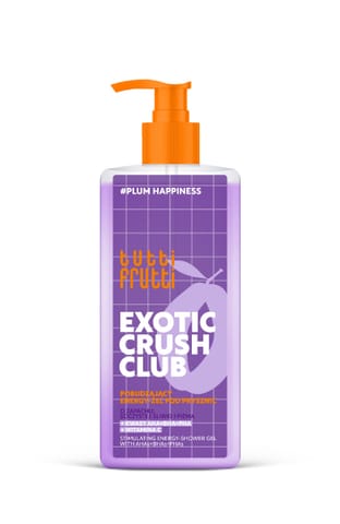 ⁨TUTTI FRUTTI #PlumHappiness Pobudzający energy-żel pod prysznic Czarna śliwka + Kwasy AHA+BHA+PHA 400 ml⁩ w sklepie Wasserman.eu