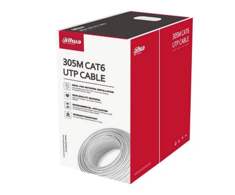 ⁨SKRĘTKA PFM923I-6UN-C-WHITE 305 m UTP KAT. 6 DAHUA⁩ w sklepie Wasserman.eu