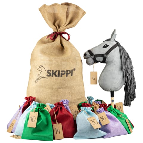 ⁨Kalendarz Adwentowy Hobby Horse - The Best of Skippi - od mikołajek - szary⁩ w sklepie Wasserman.eu