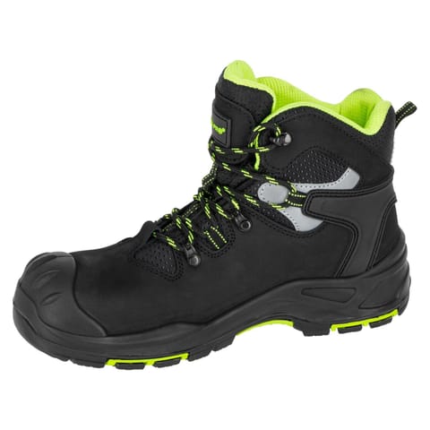 ⁨ANKLE SHOES, NUBUCK, BLACK-GREEN, S3 FO HRO SR,"47",CE,LAHTI⁩ at Wasserman.eu