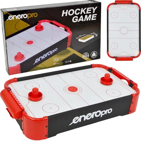 GRA CYMBERGAJ AIR HOCKEY NA STÓŁ 51x31x10CM CZARNY ENERO PRO w sklepie Wasserman.eu