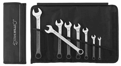 ⁨Zestaw kluczy płasko-oczkowych  9-22mm 9szt. STAHLWILLE⁩ w sklepie Wasserman.eu
