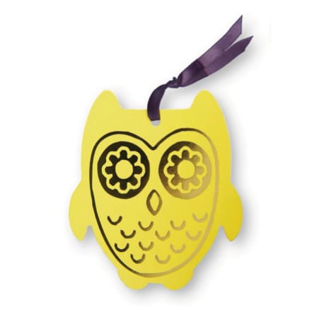 ⁨Zakładka do książek ze wstążką - sowa żółta⁩ w sklepie Wasserman.eu