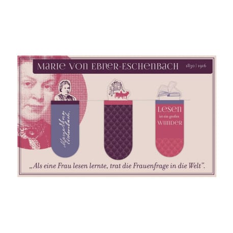 ⁨Zakładki magnetyczne -  marie von ebner-eschenbach⁩ w sklepie Wasserman.eu