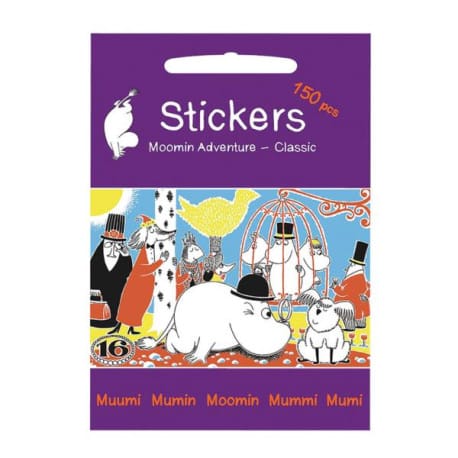 ⁨Zestaw naklejek, 150 szt., przygody, muminki⁩ w sklepie Wasserman.eu