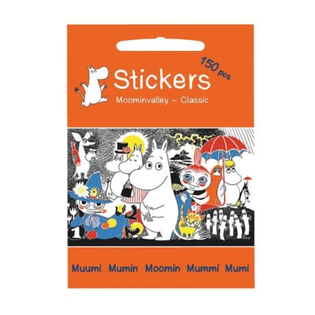 ⁨Zestaw naklejek, 150 szt., dolina muminków,⁩ w sklepie Wasserman.eu